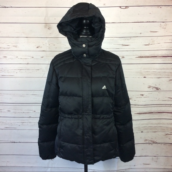 adidas black puffer jacket